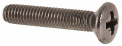 Value Collection - M3x0.50 Metric Coarse, 16mm OAL Phillips Drive Machine Screw - Oval Head, Grade 18-8 & A2 Stainless Steel, Uncoated, Without Washer - Americas Industrial Supply