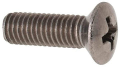 Value Collection - M5x0.80 Metric Coarse, 16mm OAL Phillips Drive Machine Screw - Oval Head, Grade 18-8 & A2 Stainless Steel, Uncoated, Without Washer - Americas Industrial Supply