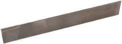 Made in USA - 1/16 Inch Wide x 1/2 Inch High x 4-1/2 Inch Long, Parallel Blade, Cutoff Blade - C2 Grade, Bright Finish - Exact Industrial Supply