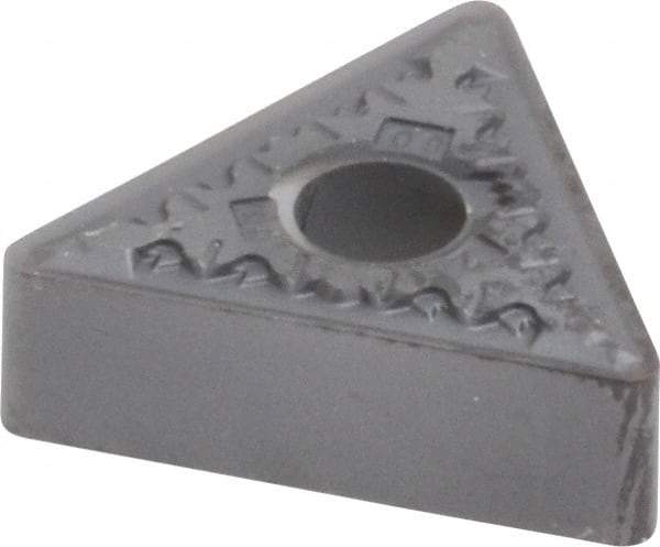 Kennametal - TNMG332 FP Grade KC5010 Carbide Turning Insert - TiAlN Finish, 60° Triangle, 3/8" Inscr Circle, 3/16" Thick, 1/32" Corner Radius - Americas Industrial Supply
