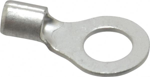 Ideal - 16-14 AWG Noninsulated Crimp Connection Circular Ring Terminal - #10 Stud, 0.661" OAL x 0.374" Wide, Tin Plated Brass Contact - Americas Industrial Supply