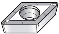Kennametal - DCMT32.52 11 Grade KT325 Cermet Turning Insert - TiCN Finish, 55° Diamond, 3/8" Inscr Circle, 5/32" Thick, 1/32" Corner Radius - Americas Industrial Supply