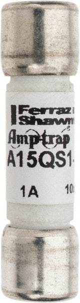 Ferraz Shawmut - 150 VAC/VDC, 1 Amp, Fast-Acting Semiconductor/High Speed Fuse - Clip Mount, 1-1/2" OAL, 100 at AC, 50 at DC kA Rating, 13/32" Diam - Americas Industrial Supply