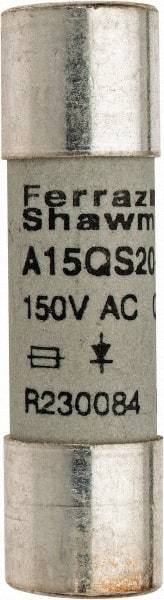 Ferraz Shawmut - 150 VAC/VDC, 20 Amp, Fast-Acting Semiconductor/High Speed Fuse - Clip Mount, 1-1/2" OAL, 100 at AC, 50 at DC kA Rating, 13/32" Diam - Americas Industrial Supply