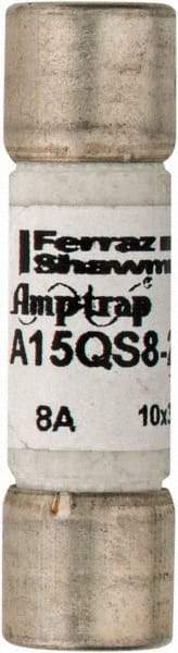 Ferraz Shawmut - 150 VAC/VDC, 8 Amp, Fast-Acting Semiconductor/High Speed Fuse - Clip Mount, 1-1/2" OAL, 100 at AC, 50 at DC kA Rating, 13/32" Diam - Americas Industrial Supply