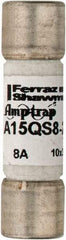 Ferraz Shawmut - 150 VAC/VDC, 8 Amp, Fast-Acting Semiconductor/High Speed Fuse - Clip Mount, 1-1/2" OAL, 100 at AC, 50 at DC kA Rating, 13/32" Diam - Americas Industrial Supply