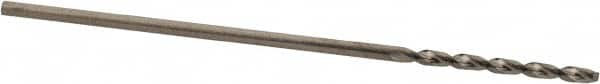 Guhring - #68 130° High Speed Steel Jobber Drill - Bright Finish, Right Hand Cut, Parabolic Flute, Straight Shank, 30mm OAL, Standard Point - Americas Industrial Supply