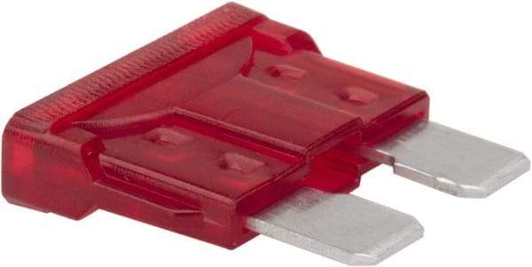 Ferraz Shawmut - 10 Amp, 32 VAC/VDC, Bussmann ATC-10, Fast Acting Automotive Fuse - 3/4" Long, Red, Littlefuse 257010 - Americas Industrial Supply