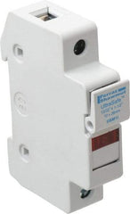 Ferraz Shawmut - 1 Pole, 1000 VDC and 800 VAC, 30 Amp, DIN Rail Mount Fuse Holder - Compatible with CC Class, 1-1/2 Inch Long x 0.69 Inch Wide and 13/32 Inch Diameter Fuse - Americas Industrial Supply