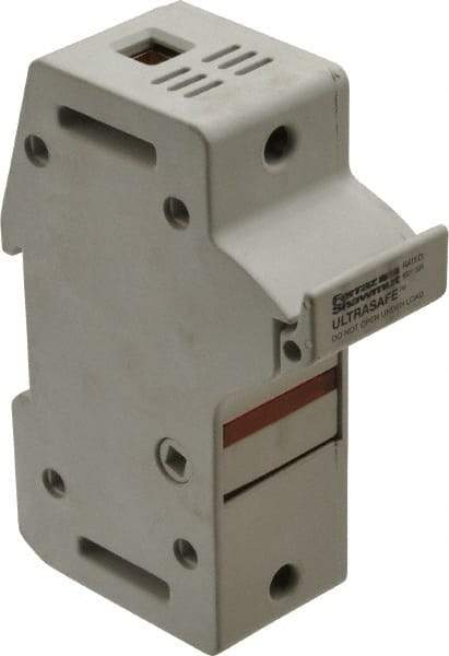 Ferraz Shawmut - 1 Pole, 600 VAC/VDC, 60 Amp, DIN Rail Mount Fuse Holder - Compatible with J Class, 58mm Long x 1.28 Inch Wide and 22mm Diameter Fuse - Americas Industrial Supply