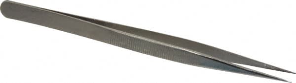 Value Collection - 5-11/16" OAL Diamond Tweezers - Fine Point - Americas Industrial Supply