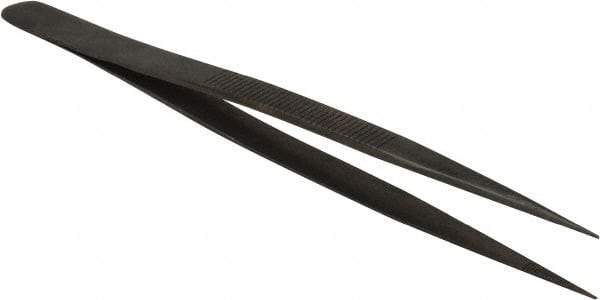 Value Collection - 5-11/16" OAL Diamond Tweezers - Fine Point - Americas Industrial Supply