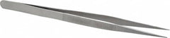 Value Collection - 6-13/32" OAL Diamond Tweezers - Fine Point - Americas Industrial Supply