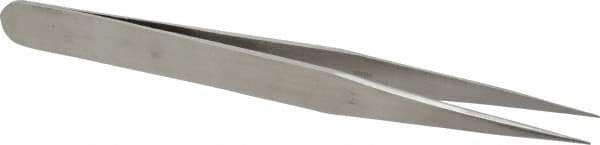 Value Collection - 5" OALmm-SA Precision Tweezers - General Utility, Fine Point, Narrow Shank - Americas Industrial Supply