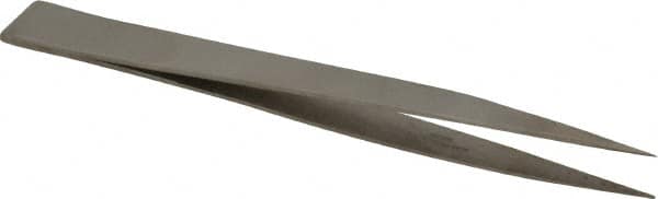 Value Collection - 4-7/16" OAL Assembly Tweezers - Thin, Fine Point - Americas Industrial Supply