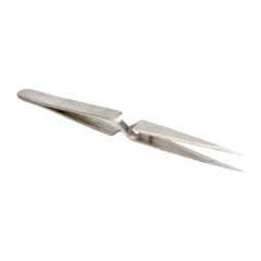 Value Collection - 4-3/4" OAL N1 Reverse Action Tweezers - Fine Point - Americas Industrial Supply