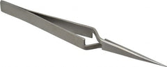 Value Collection - 4-7/8" OAL NAA Reverse Action Tweezers - Long & Strong Point - Americas Industrial Supply