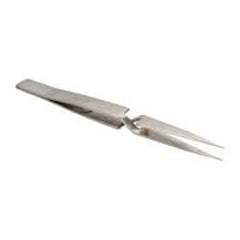 Value Collection - 4-7/8" OAL NAA Reverse Action Tweezers - Long & Strong Point - Americas Industrial Supply