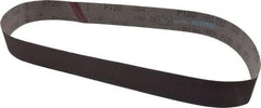 3M - 2" Wide x 48" OAL, 120 Grit, Aluminum Oxide Abrasive Belt - Aluminum Oxide, Fine, Coated, X Weighted Cloth Backing, Series 241D - Americas Industrial Supply