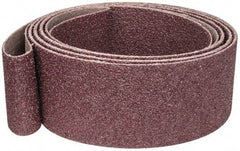 3M - 2" Wide x 132" OAL, 36 Grit, Aluminum Oxide Abrasive Belt - Aluminum Oxide, Very Coarse, Coated, X Weighted Cloth Backing, Series 341D - Americas Industrial Supply