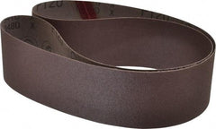 3M - 2-1/2" Wide x 48" OAL, 120 Grit, Aluminum Oxide Abrasive Belt - Aluminum Oxide, Fine, Coated, X Weighted Cloth Backing, Series 341D - Americas Industrial Supply