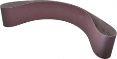 3M - 4" Wide x 54" OAL, 80 Grit, Aluminum Oxide Abrasive Belt - Aluminum Oxide, Medium, Coated, X Weighted Cloth Backing, Series 341D - Americas Industrial Supply