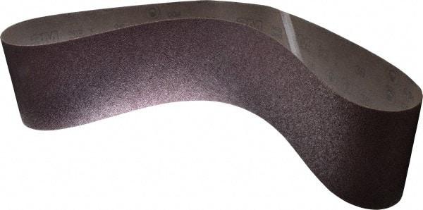 3M - 6" Wide x 60" OAL, 36 Grit, Aluminum Oxide Abrasive Belt - Aluminum Oxide, Very Coarse, Coated, X Weighted Cloth Backing, Series 341D - Americas Industrial Supply