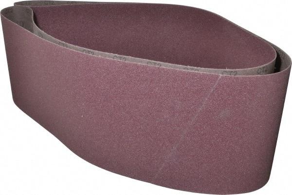 3M - 8" Wide x 107" OAL, 40 Grit, Aluminum Oxide Abrasive Belt - Aluminum Oxide, Coarse, Coated, X Weighted Cloth Backing, Series 341D - Americas Industrial Supply