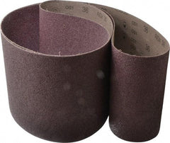 3M - 8" Wide x 107" OAL, 36 Grit, Aluminum Oxide Abrasive Belt - Aluminum Oxide, Very Coarse, Coated, X Weighted Cloth Backing, Series 341D - Americas Industrial Supply