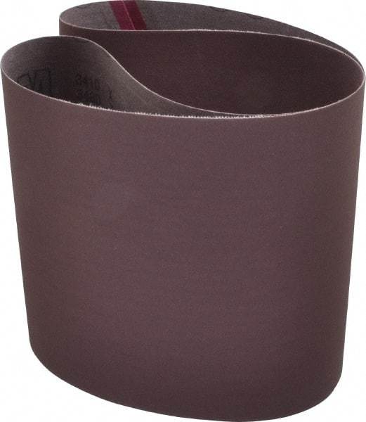 3M - 9" Wide x 48" OAL, 180 Grit, Aluminum Oxide Abrasive Belt - Aluminum Oxide, Very Fine, Coated, X Weighted Cloth Backing, Series 341D - Americas Industrial Supply