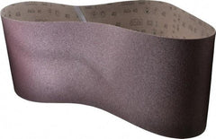 3M - 10" Wide x 70-1/2" OAL, 40 Grit, Aluminum Oxide Abrasive Belt - Aluminum Oxide, Coarse, Coated, X Weighted Cloth Backing, Series 341D - Americas Industrial Supply