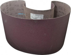 3M - 10" Wide x 70-1/2" OAL, 120 Grit, Aluminum Oxide Abrasive Belt - Aluminum Oxide, Fine, Coated, X Weighted Cloth Backing, Series 341D - Americas Industrial Supply
