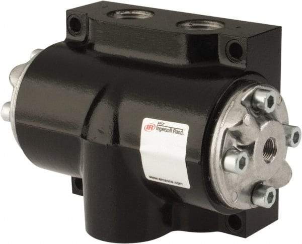 ARO/Ingersoll-Rand - 1" Inlet x 1" Outlet, Pilot Actuator, Spring Return, 2 Position, Body Ported Solenoid Air Valve - 280 CFM, 7.8 CV, 4 Way, 150 psi, 180° Max Temp, -10° Min Temp - Americas Industrial Supply