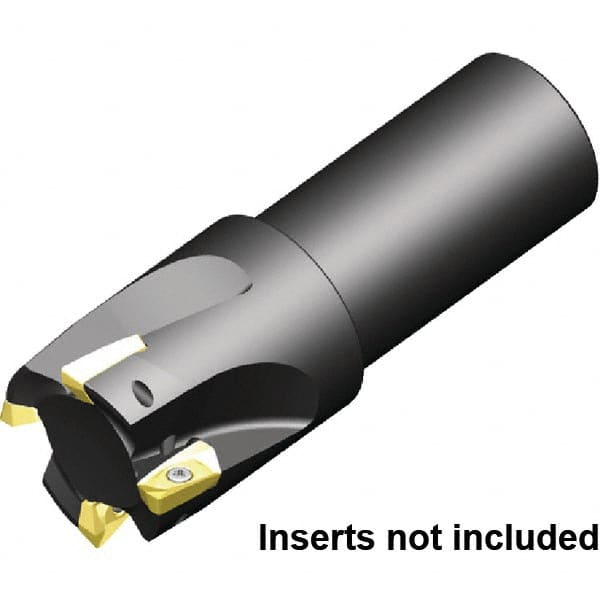 Kennametal - 32mm Cut Diam, 32mm Shank Diam, 110mm OAL, Indexable Square Shoulder End Mill - Cylindrical Shank, 0° Lead Angle - Americas Industrial Supply