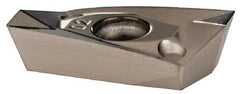 Kennametal - EC1402 Grade KC410M Carbide Milling Insert - TiB2 Finish, 0.1772" Thick, 0.2mm Corner Radius - Americas Industrial Supply