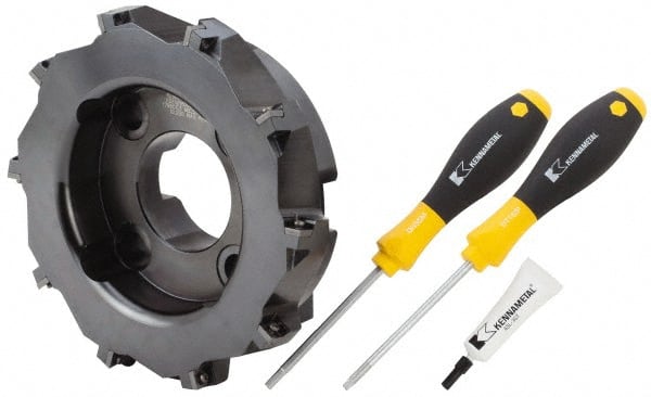 Kennametal - 8" Cut Diam, 2-1/2" Arbor Hole Diam, Indexable Square-Shoulder Face Mill - Americas Industrial Supply