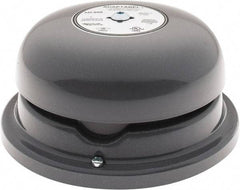 Edwards Signaling - 6" Diam, 120 VAC Bell - 0.07 Amps, 92 Decibles at 10', Vibrating, Waterproof - Americas Industrial Supply