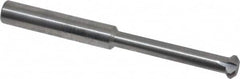 Accupro - 1/4" Cutter Head Diam, 1/32" Flat Width, 2-1/2" OAL, Solid Carbide, Single Right Hand Back Chamfer - Americas Industrial Supply