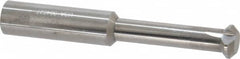 Accupro - 0.36" Cutter Head Diam, 1/32" Flat Width, 2-1/2" OAL, Solid Carbide, Single Right Hand Back Chamfer - Americas Industrial Supply