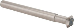 Accupro - 3/8" Cutter Head Diam, 1/32" Flat Width, 2-1/2" OAL, Solid Carbide, Single Right Hand Back Chamfer - Americas Industrial Supply