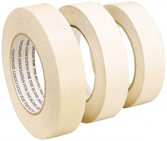 Ability One - 2" Wide x 60 Yd Long White Paper Masking Tape - 5.4 mil Thick - Americas Industrial Supply