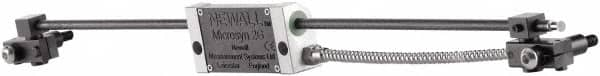 Newall - 8" Max Measuring Range, 5 µm Resolution, 15.4" Scale Length, Inductive DRO Linear Scale - 10 µm Accuracy, IP67, 11.48' Cable Length, Series Microsyn 2G Encoder - Americas Industrial Supply