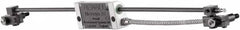 Newall - 8" Max Measuring Range, 5 µm Resolution, 15.4" Scale Length, Inductive DRO Linear Scale - 10 µm Accuracy, IP67, 11.48' Cable Length, Series Microsyn 2G Encoder - Americas Industrial Supply