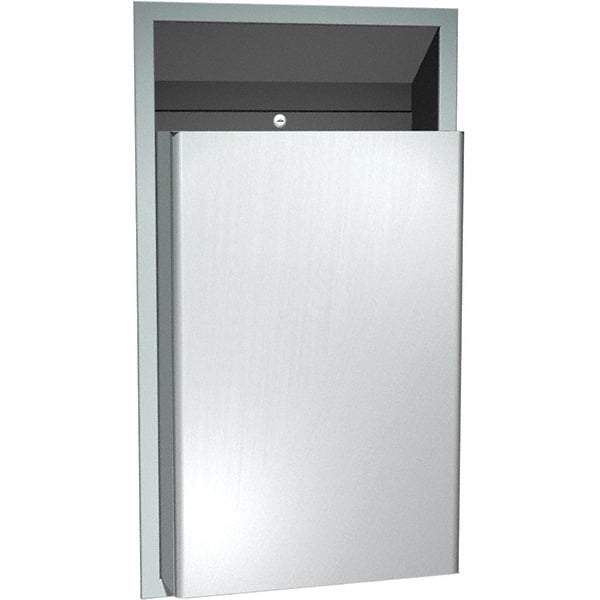 ASI-American Specialties, Inc. - Feminine Hygiene Product Receptacles Material: Stainless Steel Color: Silver - Americas Industrial Supply
