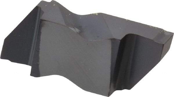 Kennametal - 3125NG K Grade KC5010, 3.18mm Cutting Width Carbide Grooving Insert - 3.81mm Max Depth of Cut, Right Hand, 0.19mm Corner Radius, TiAlN Finish - Americas Industrial Supply