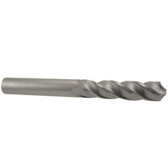 OSG - 1/2" Diam, 2" LOC, 4 Flute Solid Carbide Ball End Mill - Uncoated, Single End, 4" OAL, 1/2" Shank Diam, Spiral Flute - Americas Industrial Supply