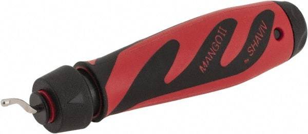 Shaviv - 11 Piece Cobalt Blade Hand Deburring Tool Set - B10S Blades, For Hole Edge, Straight Edge - Americas Industrial Supply