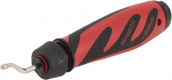 Shaviv - 11 Piece Cobalt Blade Hand Deburring Tool Set - E100S Blades, For Hole Edge, Straight Edge - Americas Industrial Supply