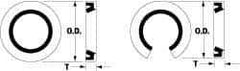 Thomson Industries - 1" Diam, Stainless Steel Bearing Seal for Open External Housing - 3/16" Wide x 1.567" Outside Diam - Americas Industrial Supply