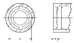 Thomson Industries - 16mm Internal Retaining Ring - For Use with Linear Bearing SSE M16, MA M16 - Americas Industrial Supply